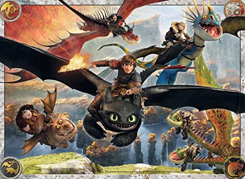 Dragon Trainer: How To Train Your Dragon, Puzzle 150 Pezzi da 7 anni - Ravensburger