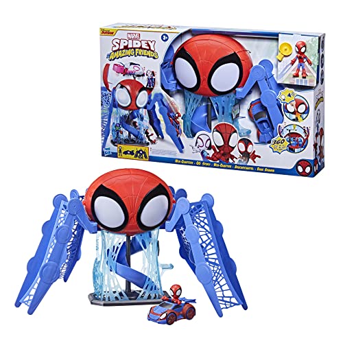 Quartier Generale Spidey, per bambini da 3 anni - Hasbro