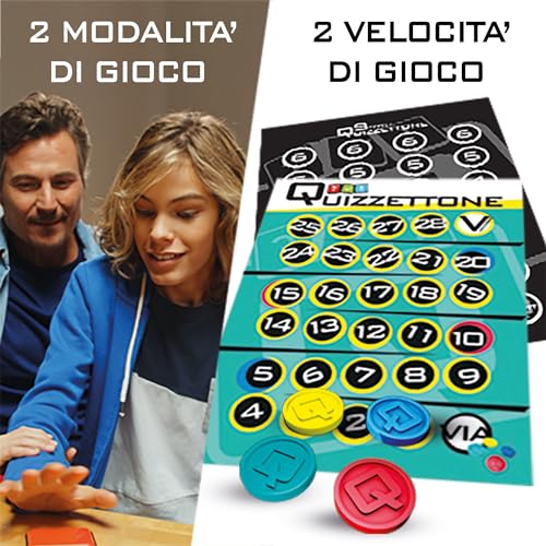 Quizzettone, Gioco di Società con console LED - Giochi Preziosi