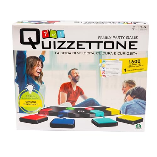 Quizzettone, Gioco di Società con console LED - Giochi Preziosi