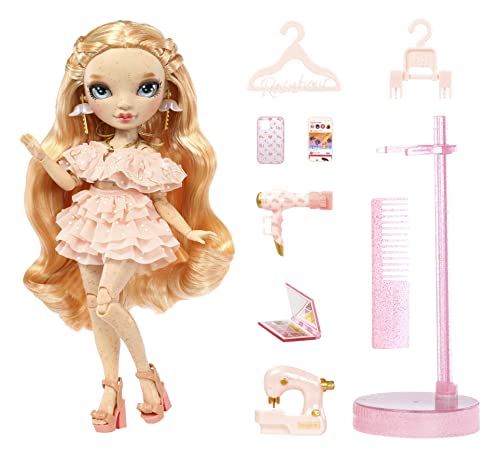Rainbow High Victoria Whitman, Bambola Rosa con Lentiggini e Accessori alla Moda, dai 4 anni - Fashion Dolls