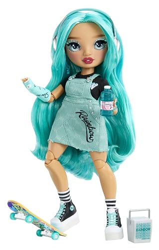Rainbow High Blu Brooks, Bambola Blu con Accessori Colorati - Fashion Dolls