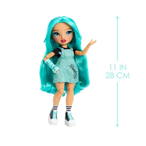Rainbow High Blu Brooks, Bambola Blu con Accessori Colorati - Fashion Dolls