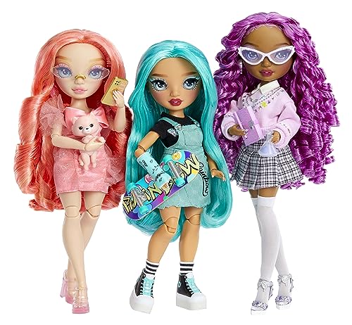 Rainbow High Blu Brooks, Bambola Blu con Accessori Colorati - Fashion Dolls