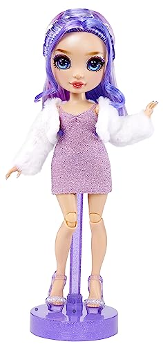 Rainbow High Violet Willow, Bambola con accessori alla moda da 4 anni - Fashion Dolls