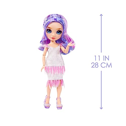 Rainbow High Violet Willow, Bambola con accessori alla moda da 4 anni - Fashion Dolls