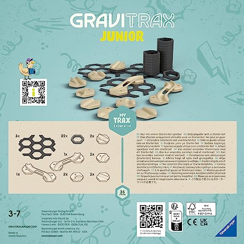 Espansione Gravitrax Junior, My Trax 30 Pezzi, Ravensburger