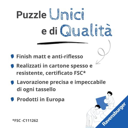 Puzzle Rotondo Mercoledì Addams, 500 Pezzi - Ravensburger