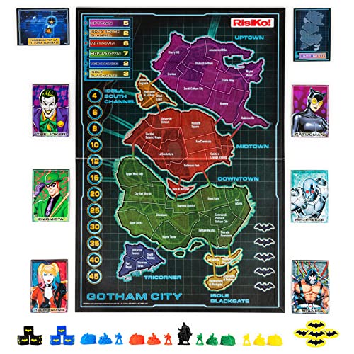 Risiko! Batman DC, Gioco di Strategia da Tavolo, Editrice Giochi