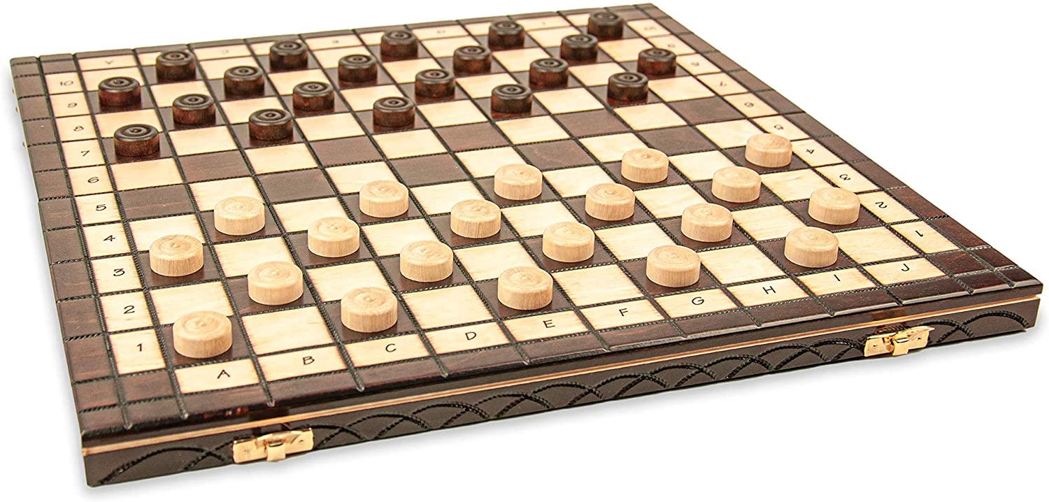 Scacchiera in legno pieghevole da viaggio