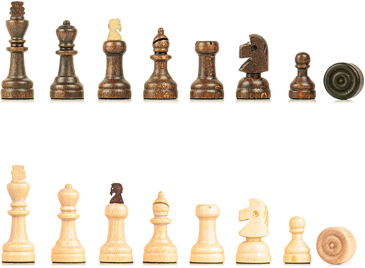 Scacchiera in legno pieghevole da viaggio