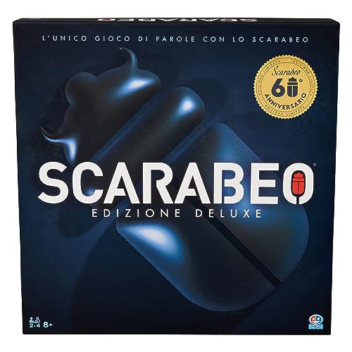 Scarabeo Deluxe 60° Anniversario, Gioco da Tavolo Spin Master Editrice Giochi