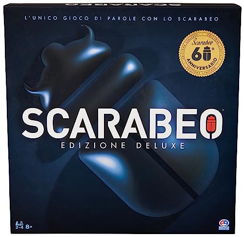 Scarabeo Deluxe 60° Anniversario, Gioco da Tavolo Spin Master Editrice Giochi