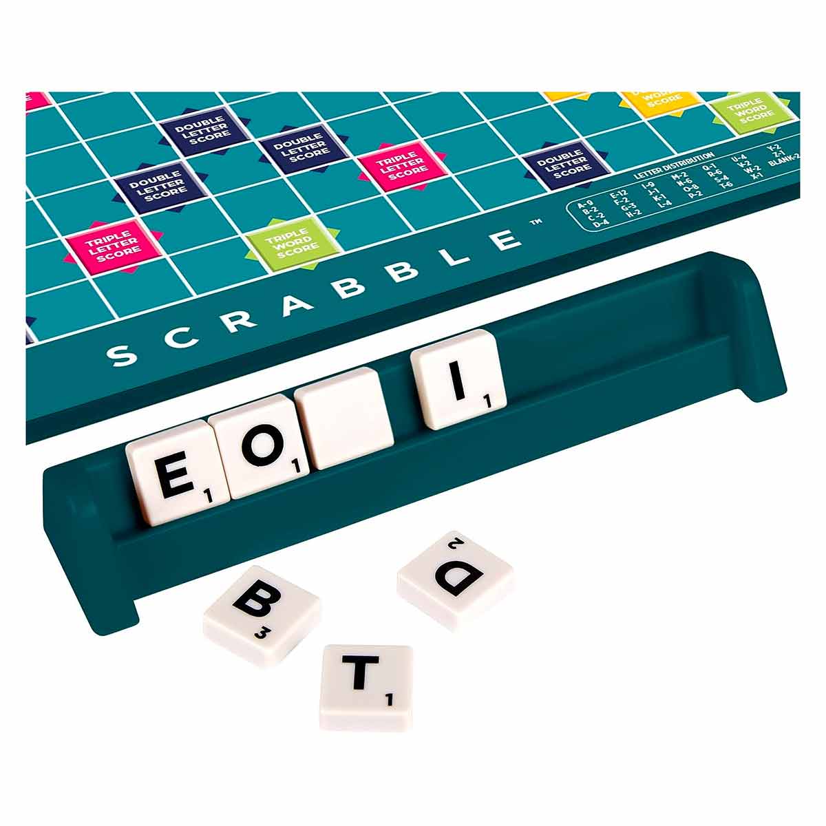 Scarabeo - Gioco da tavolo parole crociate - Mattel Y9596