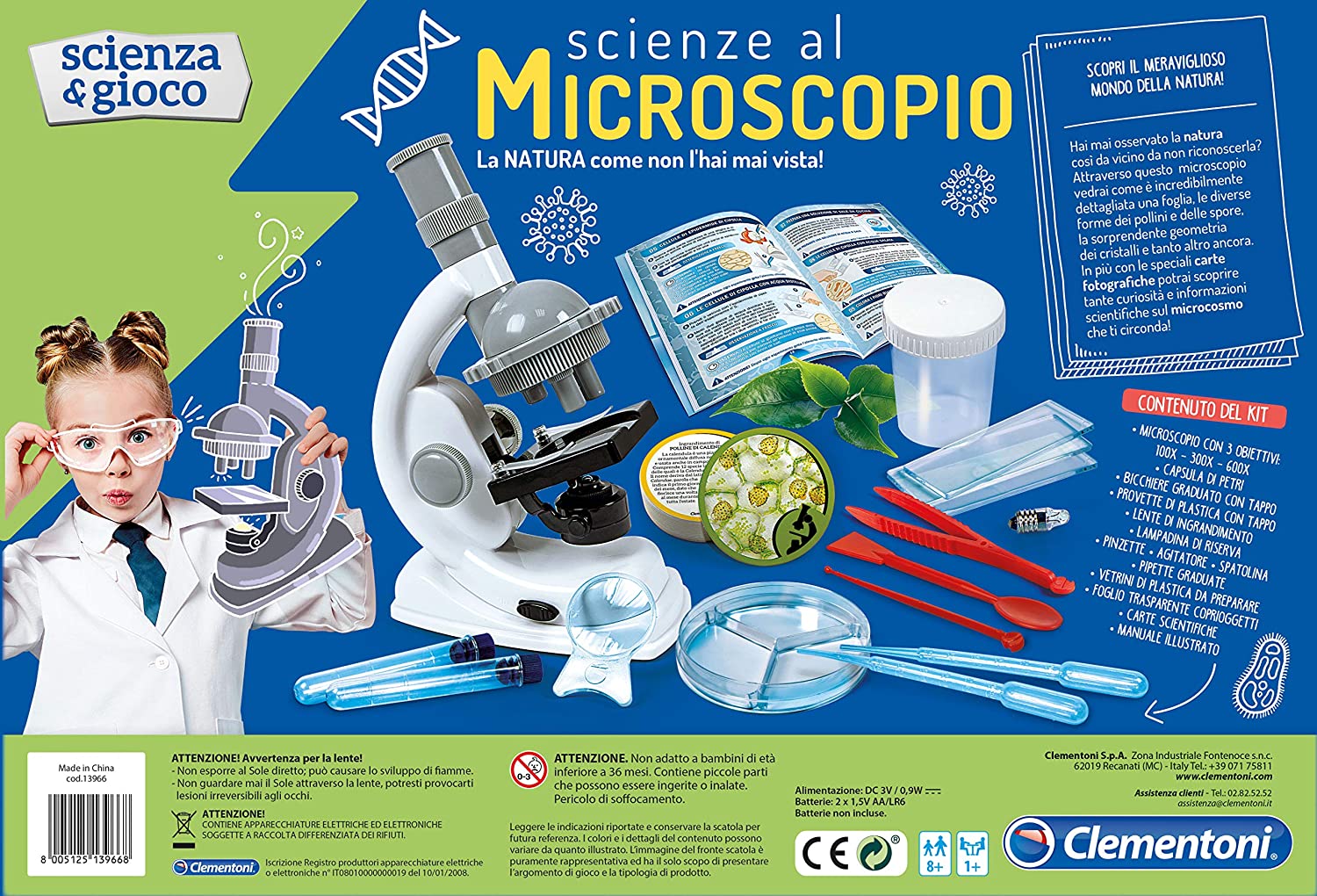 Scienza e gioco microscopio Clementoni