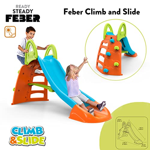 Scivolo Bambini con Parete per Arrampicata - Feber