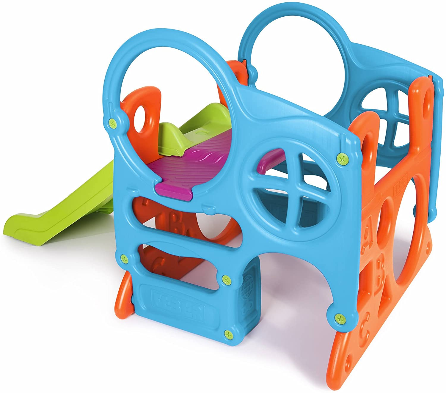 Scivolo con centro attività per bambini - Feber