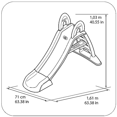 Scivolo Slide Plus con giochi d'acqua, per Bambini da 2 a 7 Anni - Feber