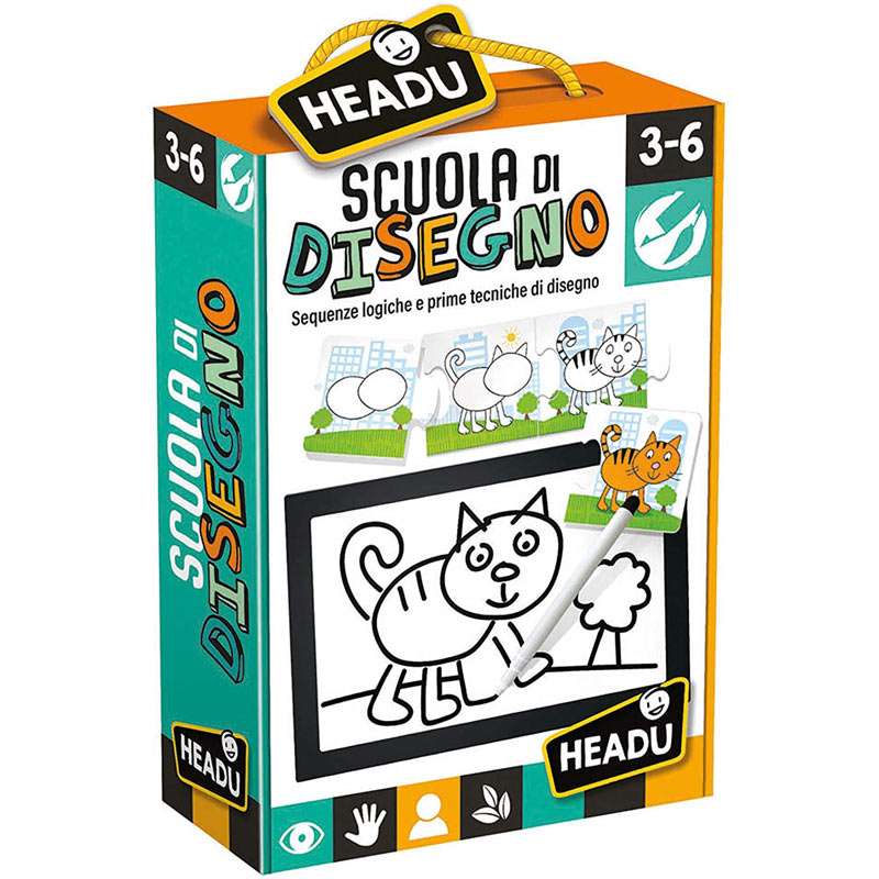 Gioco scuola disegno per bambini - headu