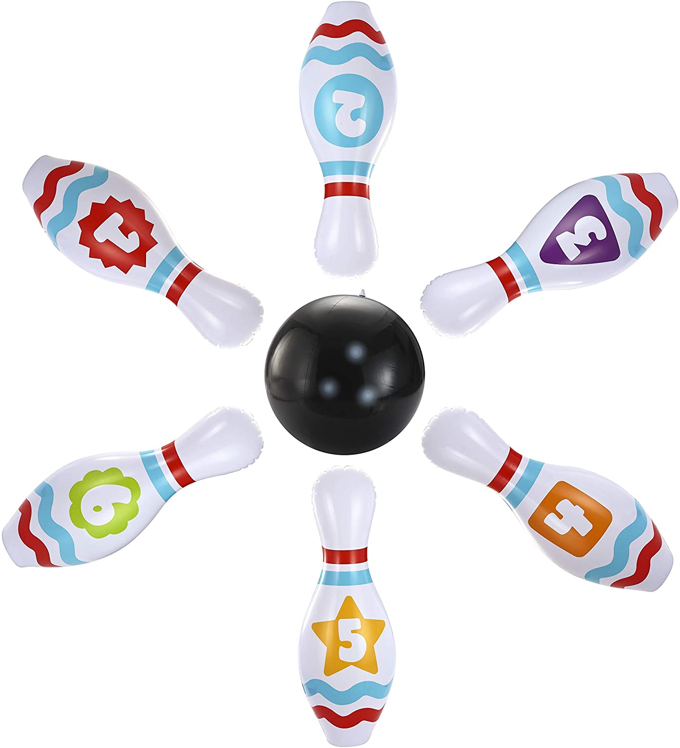 Set bowling gigante gonfiabile