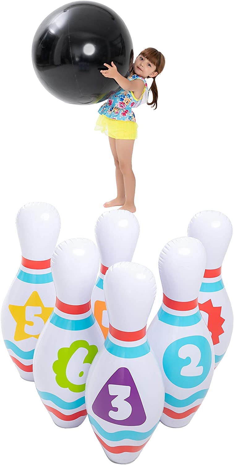 Set bowling gigante gonfiabile