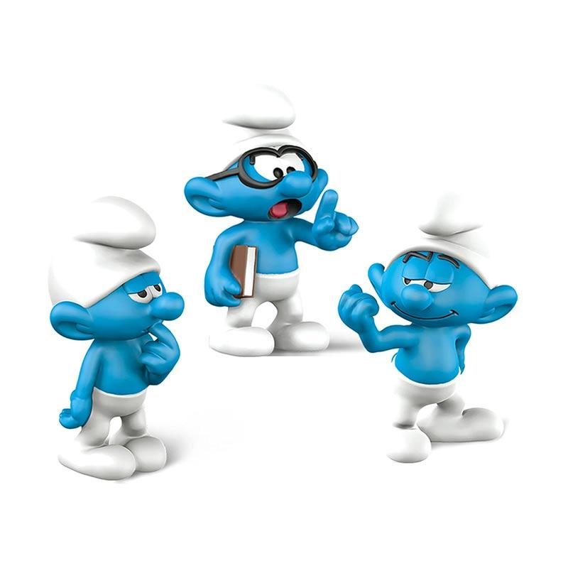 Set con tre Puffi - Schleich