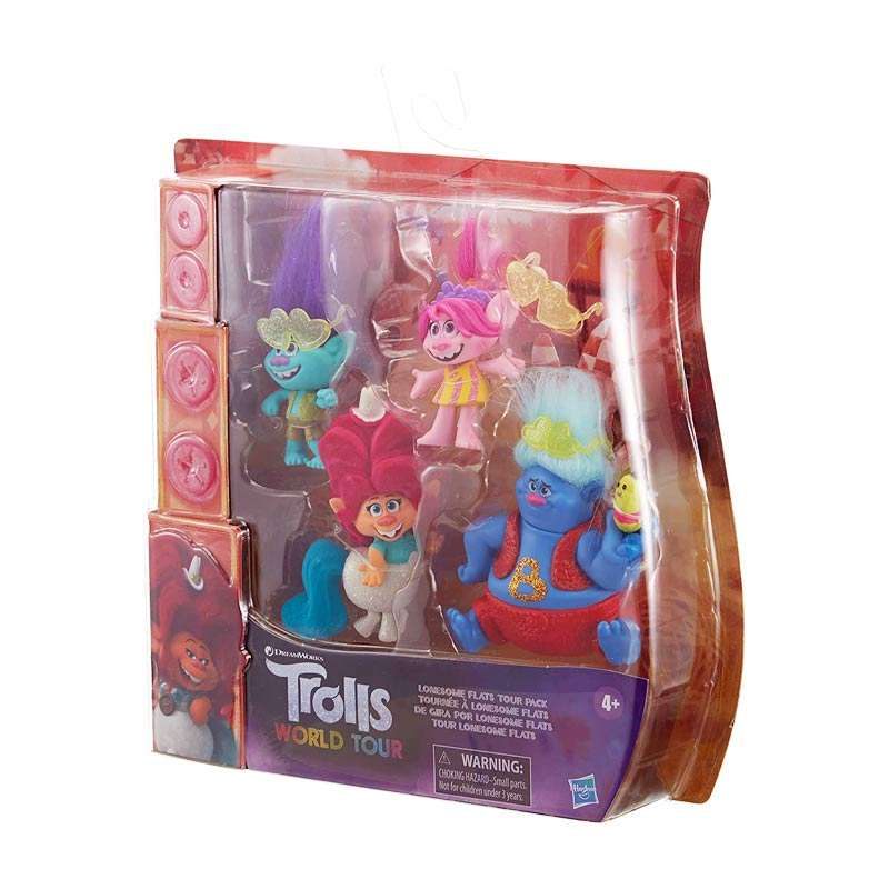 Kit 5 Pupazzetti Trolls World Tour - Hasbro