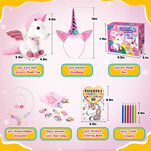 Set Unicorno, con Peluche e Braccialetti - Eucoco