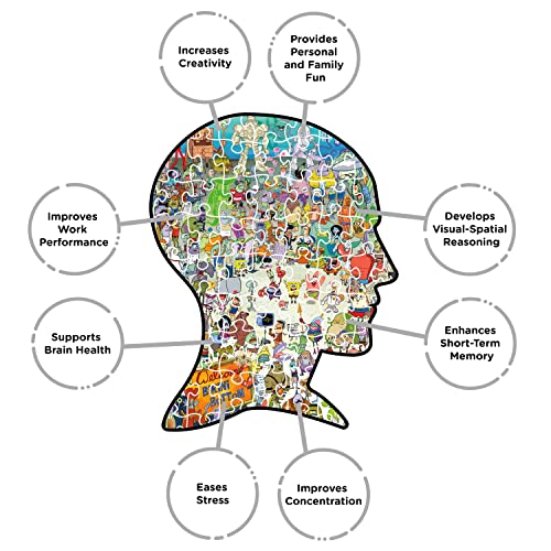 Spongebob puzzle gigante di 3000 pezzi, dimensioni 1150mm x 820mm - Squarepants