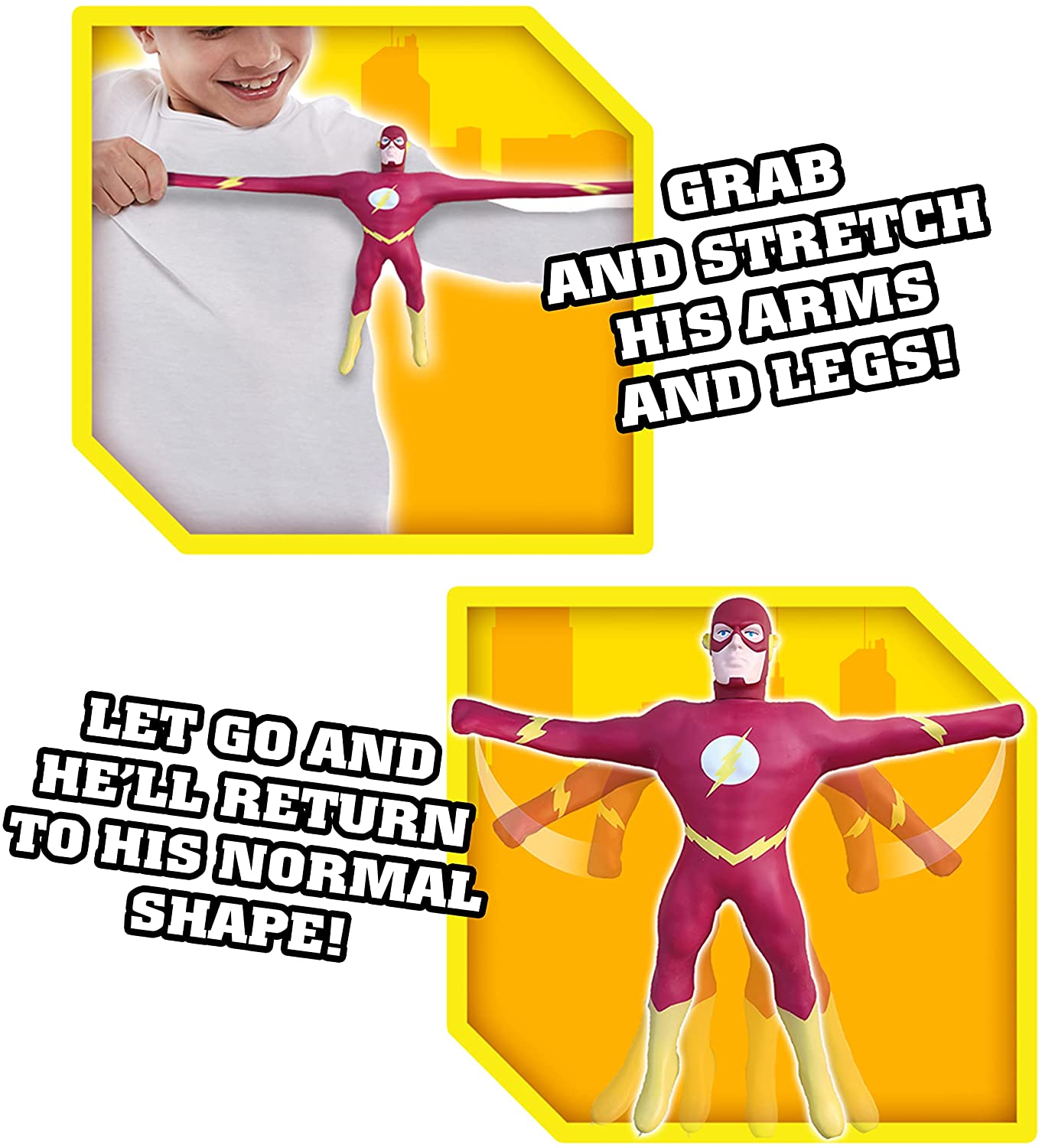Stretch Flash Personaggio allungabile - Rocco Giocattoli