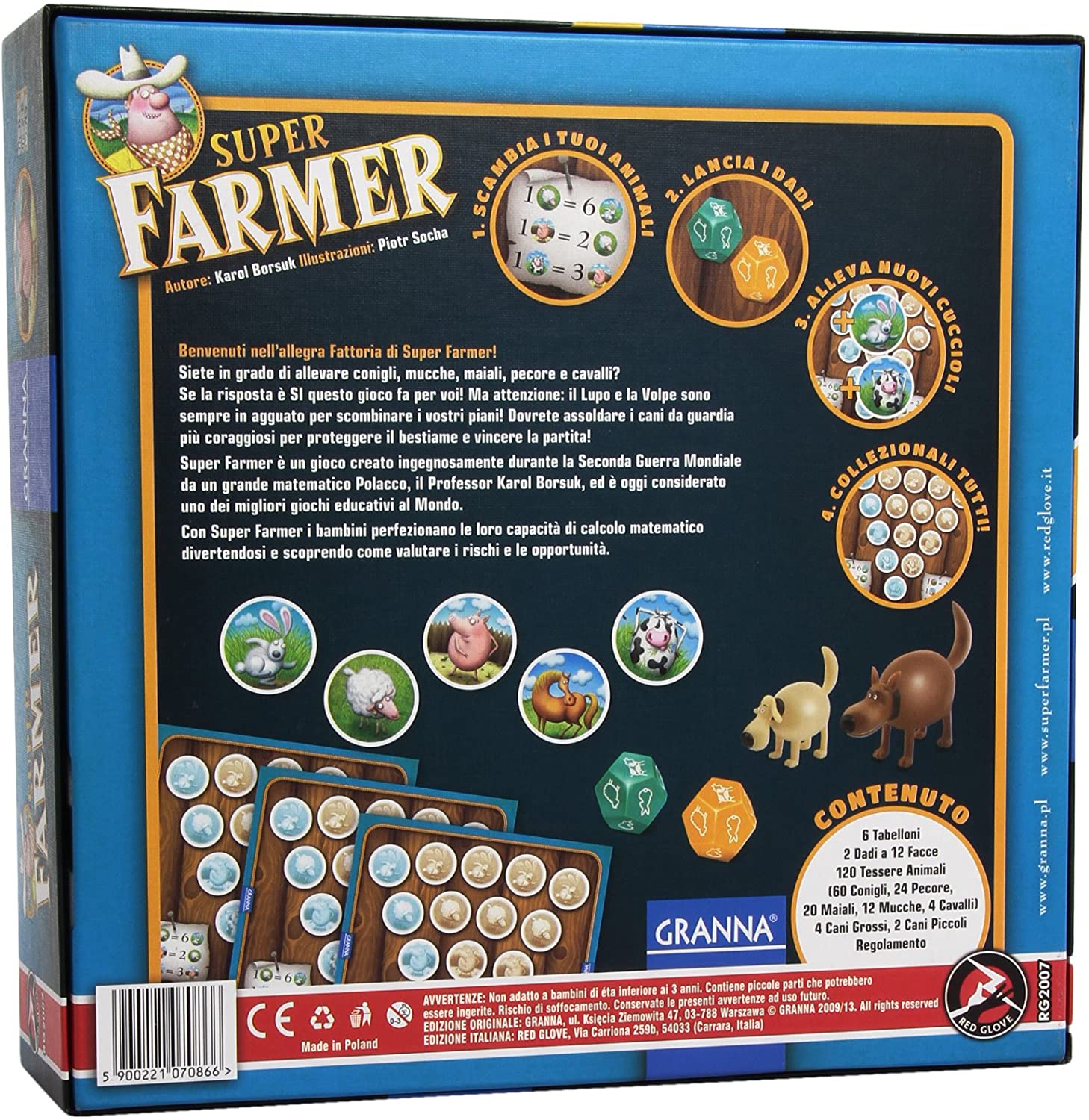 Super Farmer - Gioco in scatola Red Glove