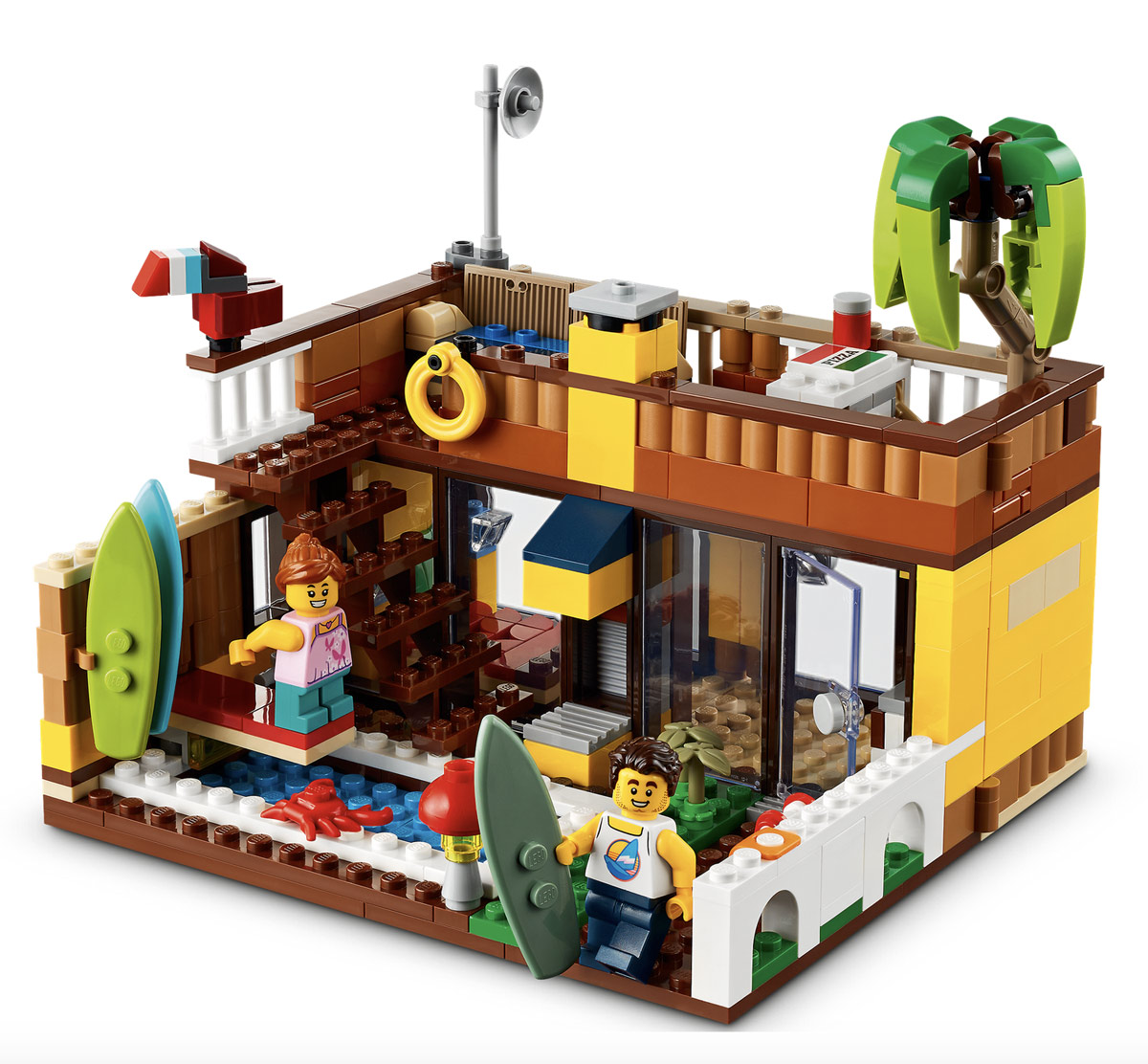 Dettagli Surfer Beach House - Lego Creator 31118