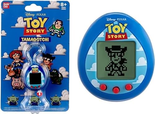 Tamagotchi Toy Story, edizione clouds, gioco elettronico con personaggi virtuali - Bandai 88861
