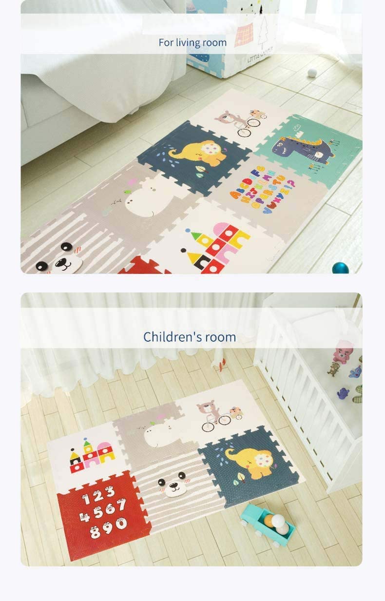 Tappeto puzzle morbido per bambini con disegni