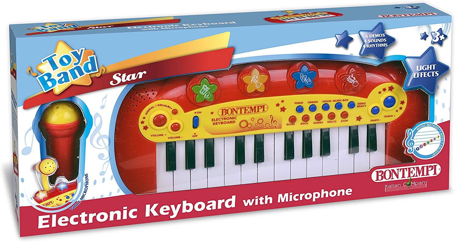 Tastiera musicale per bambini con microfono - Bontempi