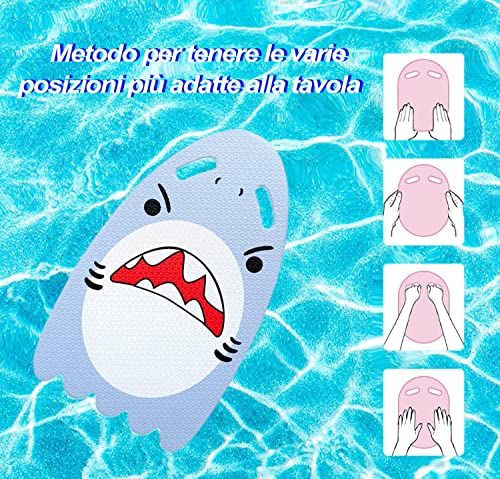 Tavoletta Nuoto per Bambini, per mare e piscina a forma di Squalo - Ice Toys
