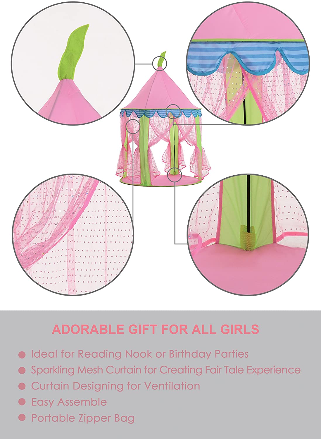 Tenda gioco per bambine - Tiny Land