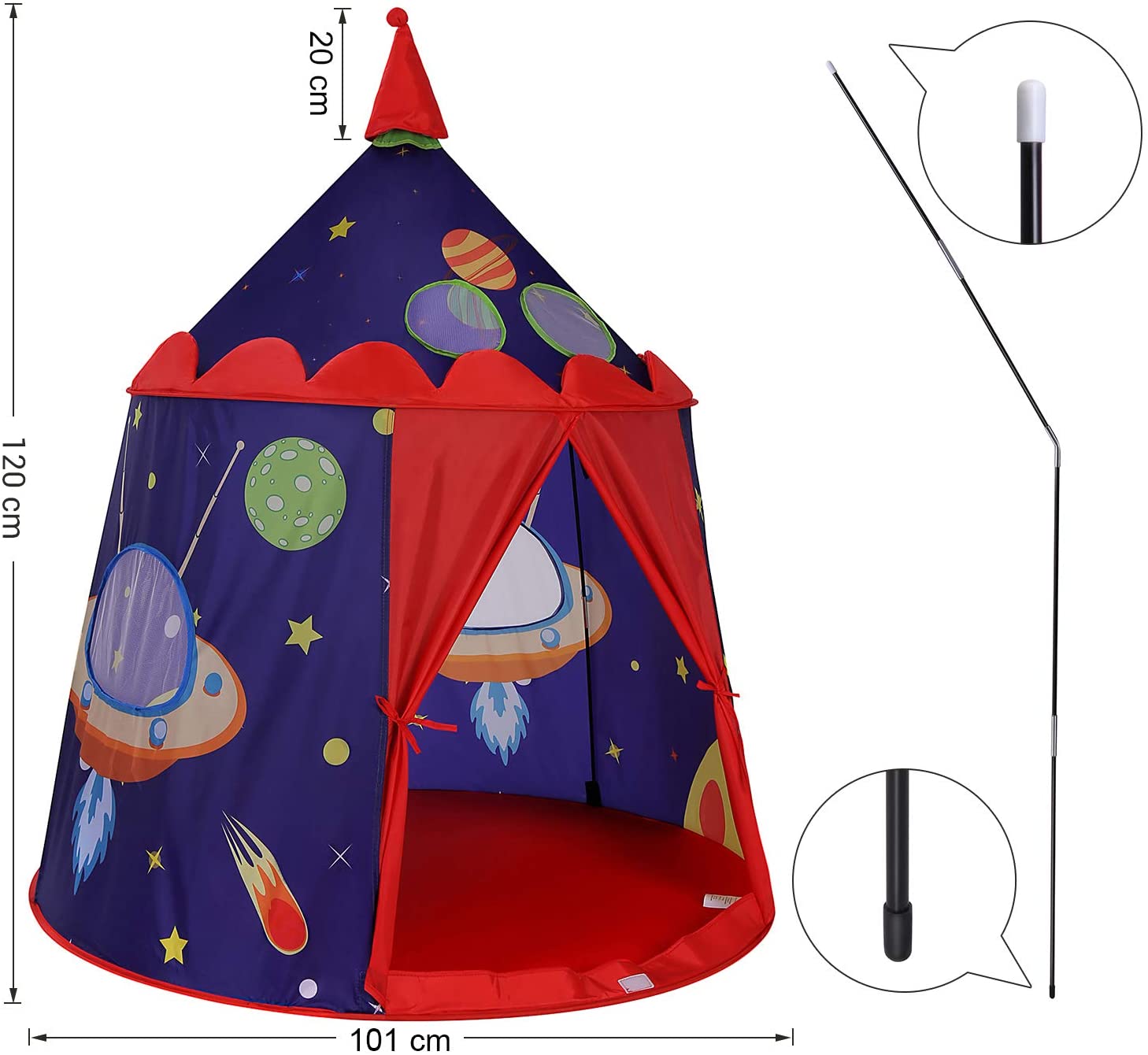 Tenda gioco astronave