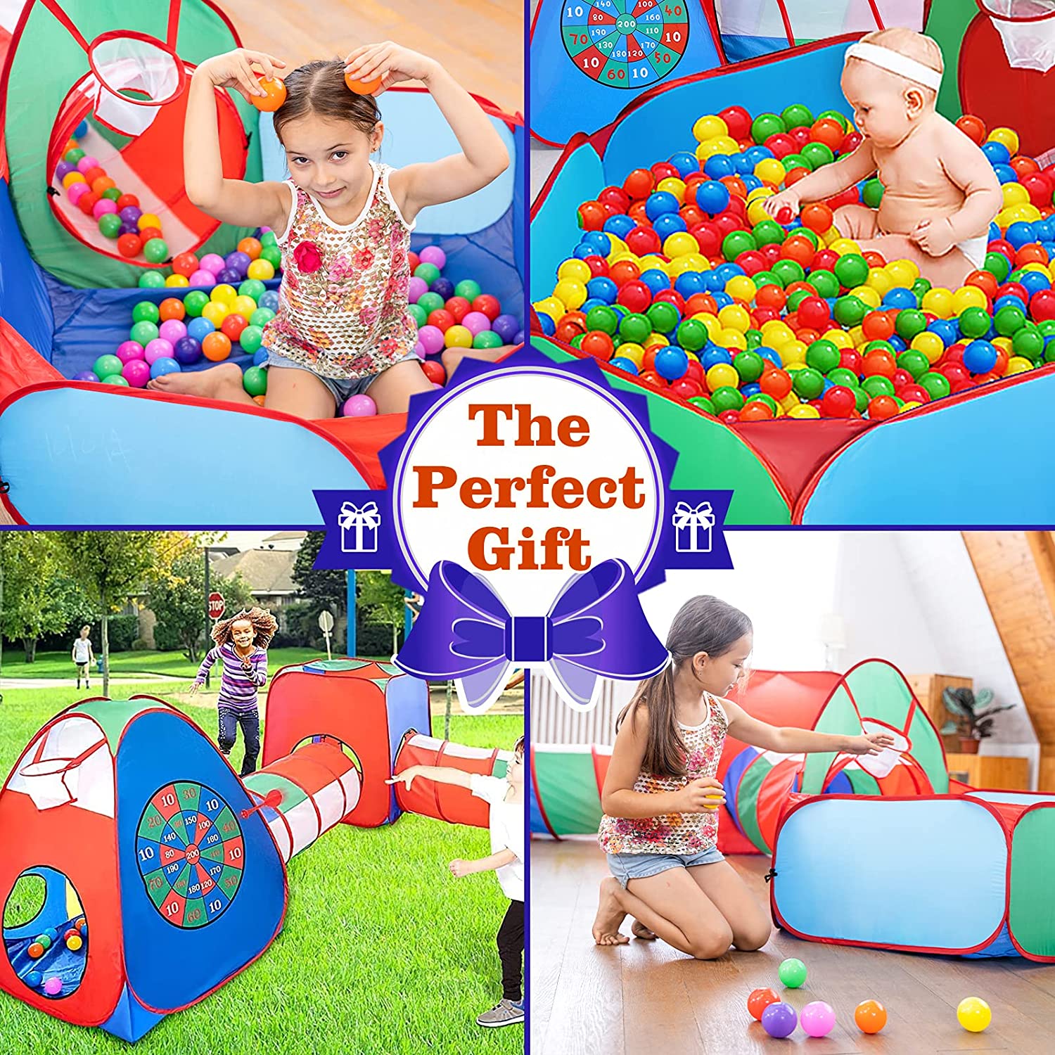 Tenda tunnel per bambini