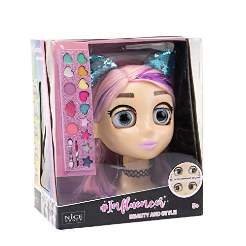 Influencer Make Up, Testa da Truccare e Pettinare per bambine - Nice Group