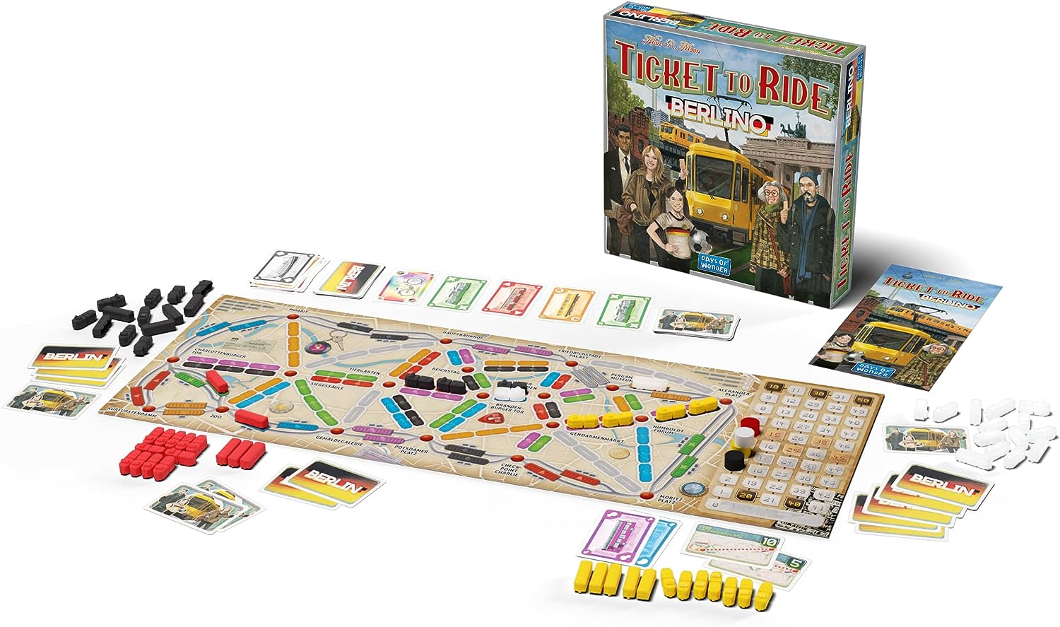 Gioco da tavolo Ticket to ride Berlino - tabellone
