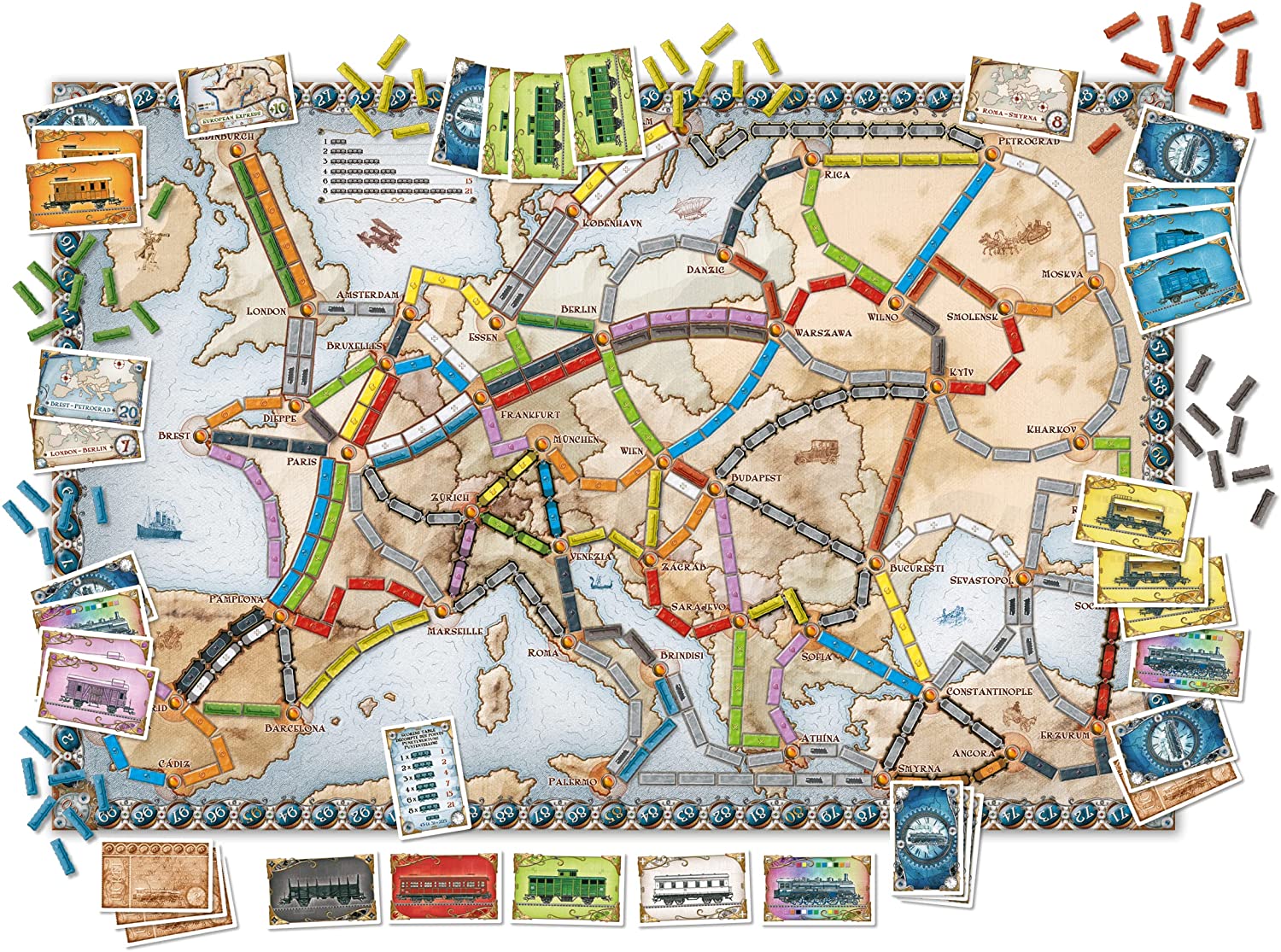 Ticket to Ride Europa - Gioco in scatola Asmodee