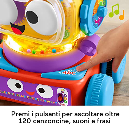 Tino Robottino - Robot e Pupazzo Interattivo 4 in 1 - Fisher-Price