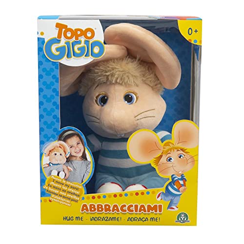 Topo Gigio pupazzo interattivo abbracciami, alza e abbassa le orecchie - Grandi Giochi