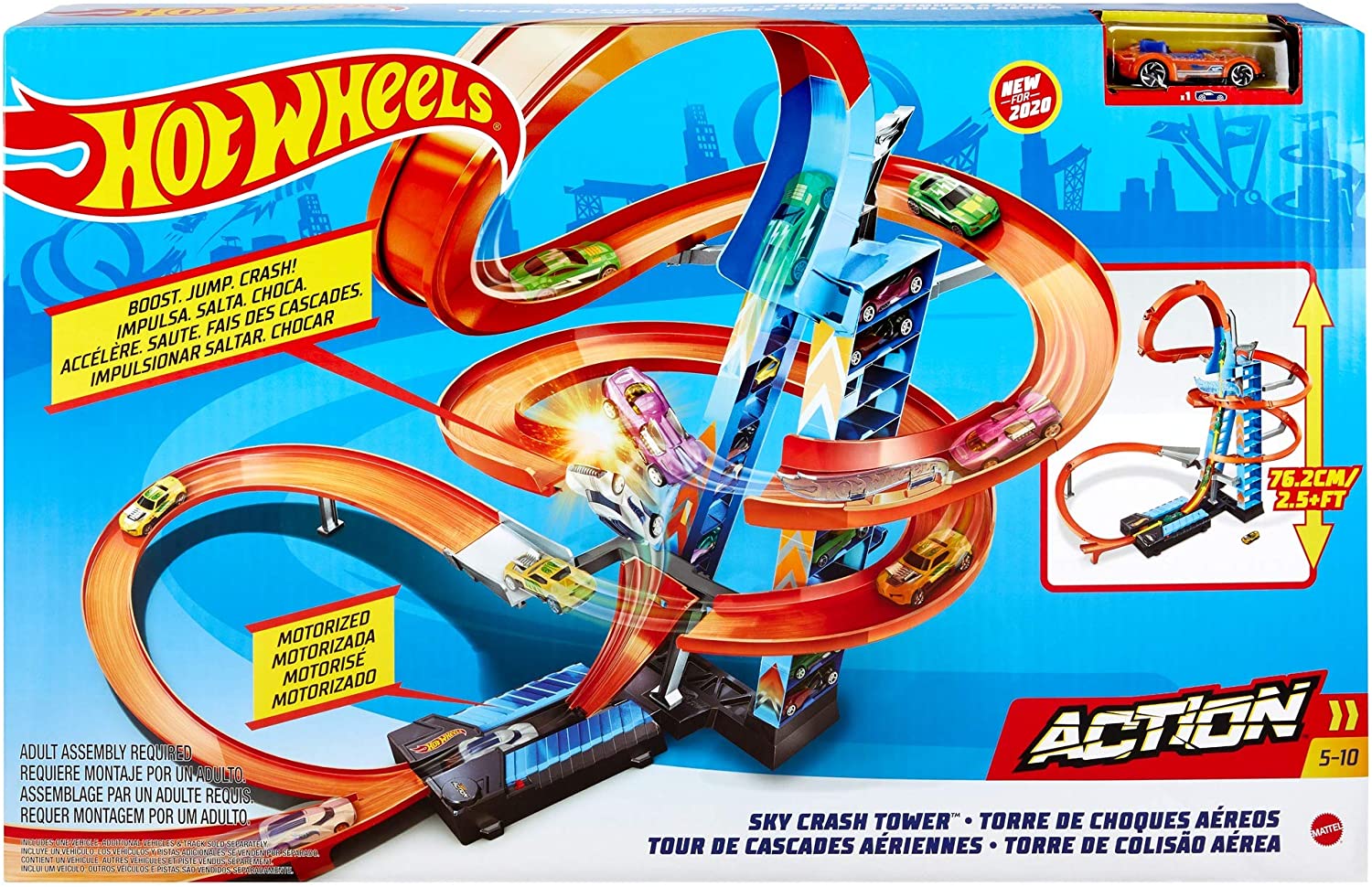 Torre Scontri - Pista Macchinine Hot Wheels