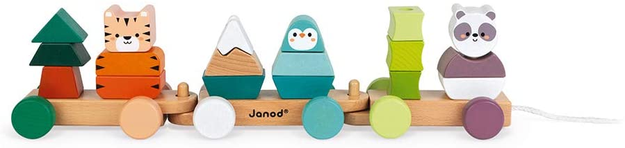 Trenino in legno Gita degli animali - Janod