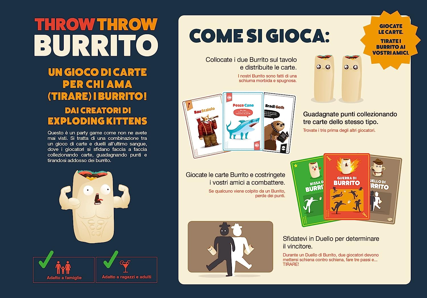 Asmodee Throw Throw Burrito - Gioco Da Tavolo 8535