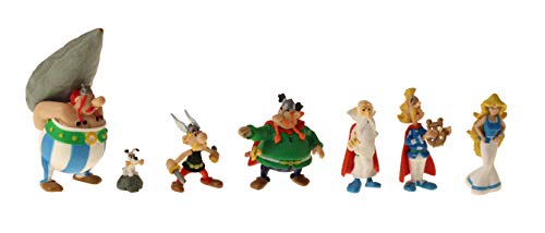 Tubo Villaggio di Asterix con 6 Pupazzetti - Plastoy