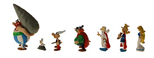 Tubo Villaggio di Asterix con 6 Pupazzetti - Plastoy