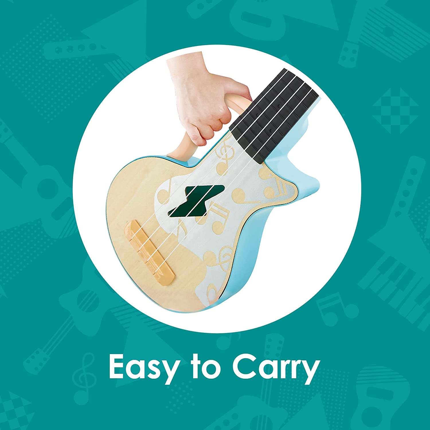 Ukulele per bambini da 3 anni - Hape E0626 - immagine 3